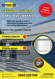 Obnova a výmena garážovej brány